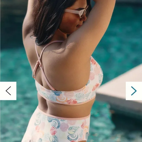 Anthropologie Shell Cutout One-Piece Swimsuit - Picture 6 of 13